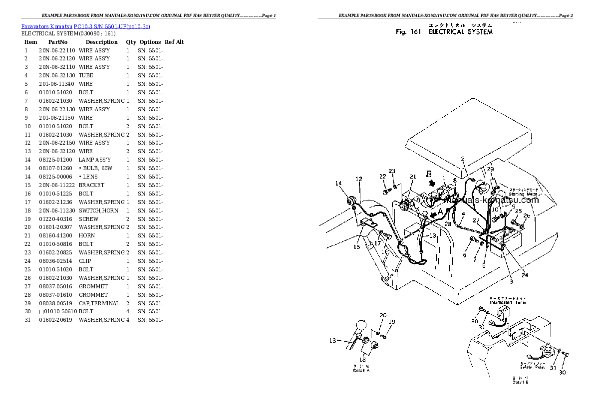 Protected: PC10-3 S/N 5501-UP Partsbook