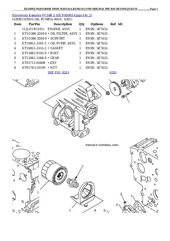 Protected: PC14R-2 S/N F00003-Up Partsbook