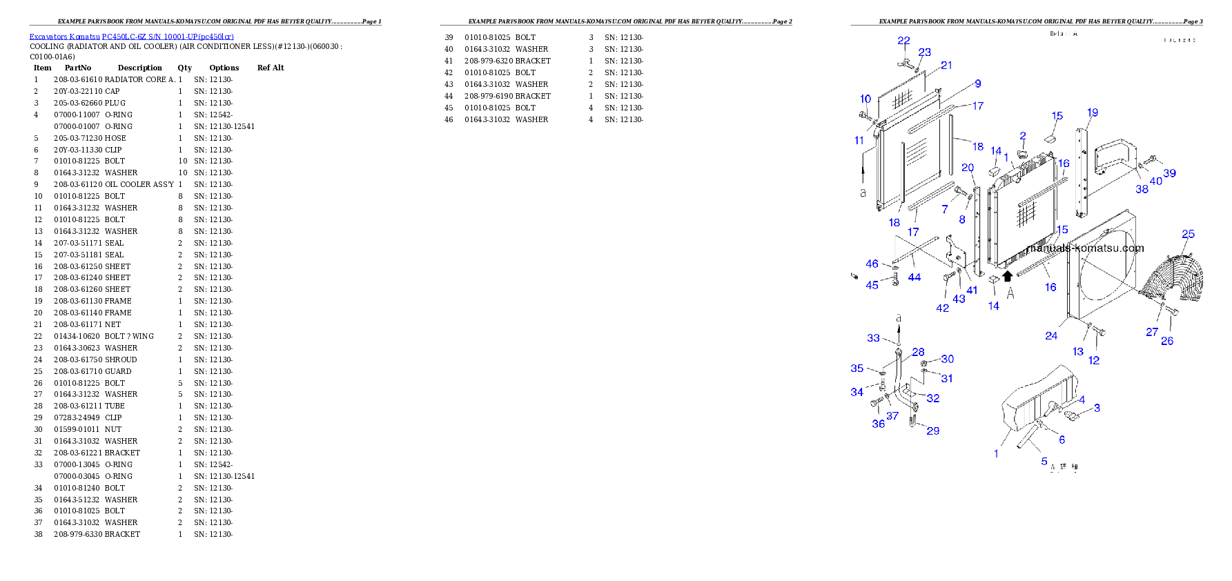 Protected: PC450LC-6Z S/N 10001-UP Partsbook