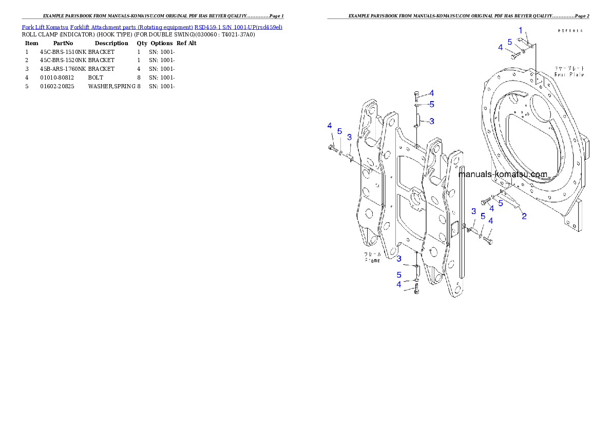 Protected: RSD459-1 S/N 1001-UP Partsbook