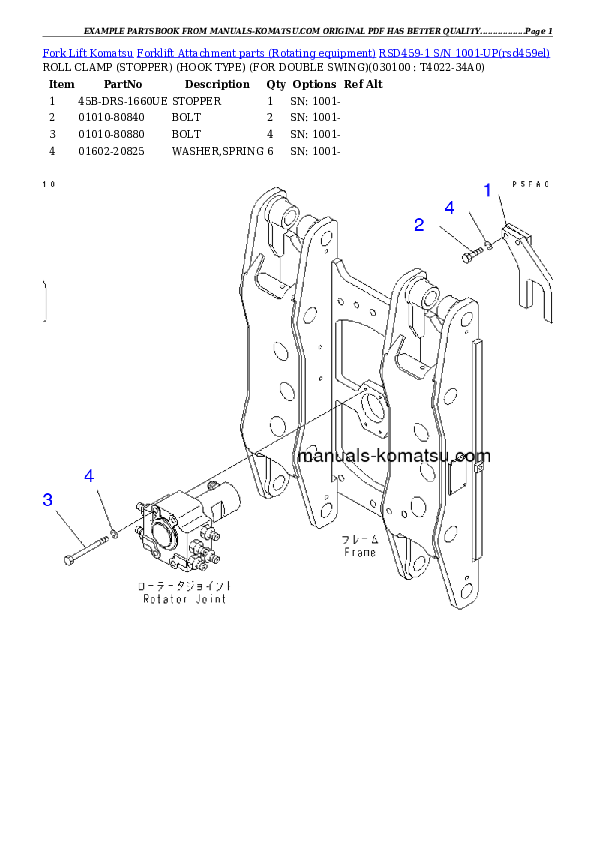 Protected: RSD459-1 S/N 1001-UP Partsbook