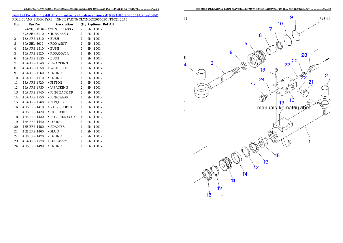 Protected: RSE158-2 S/N 1001-UP Partsbook