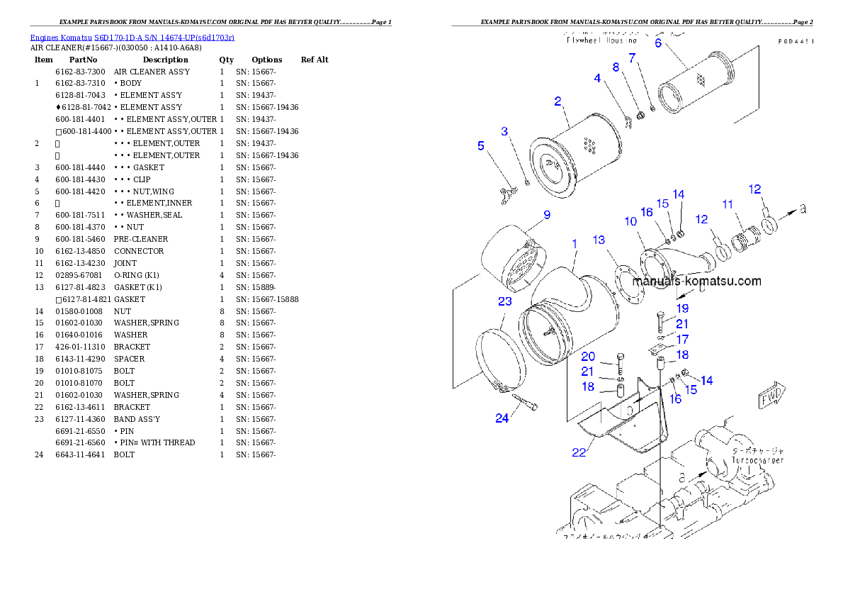 Protected: S6D170-1D-A S/N 14674-UP Partsbook