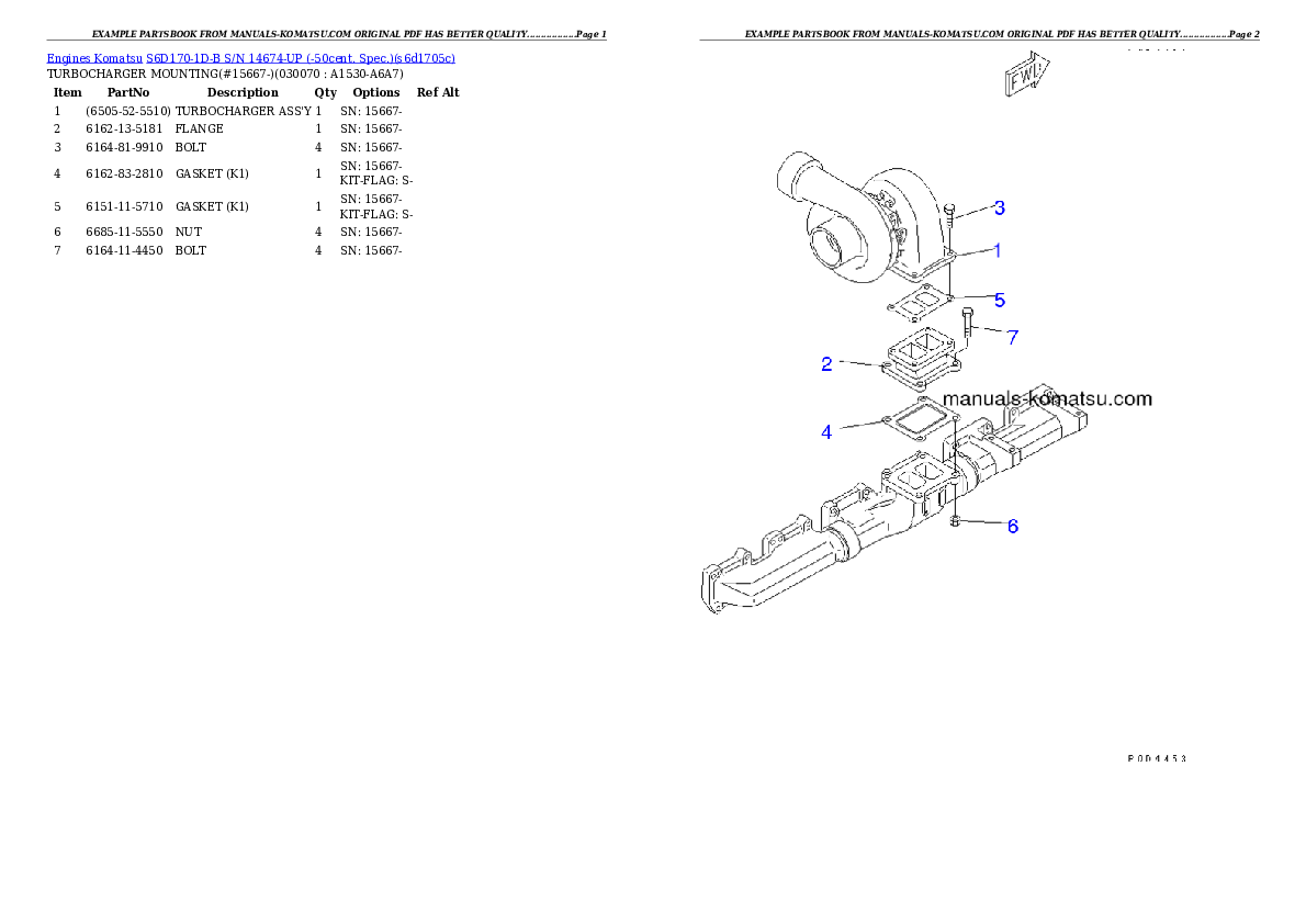 Protected: S6D170-1D-B S/N 14674-UP (-50cent. Spec.) Partsbook