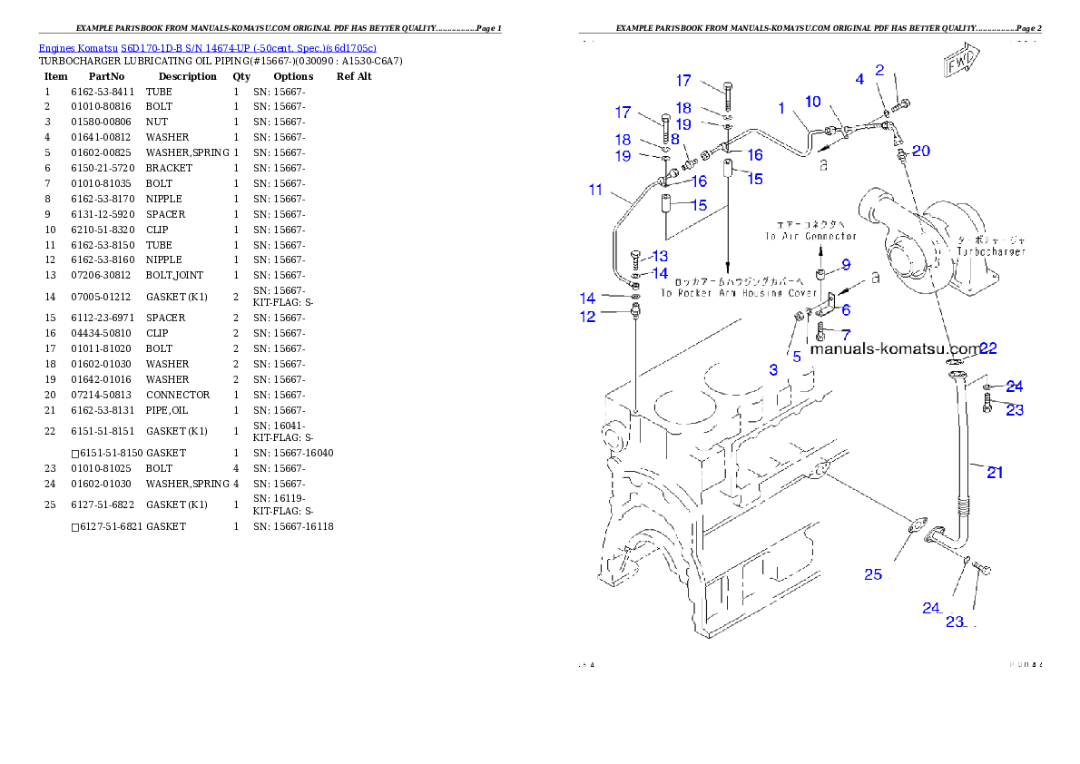 Protected: S6D170-1D-B S/N 14674-UP (-50cent. Spec.) Partsbook