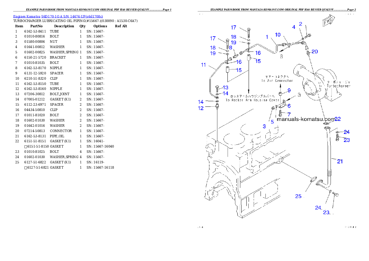 Protected: S6D170-1G-A S/N 14674-UP Partsbook
