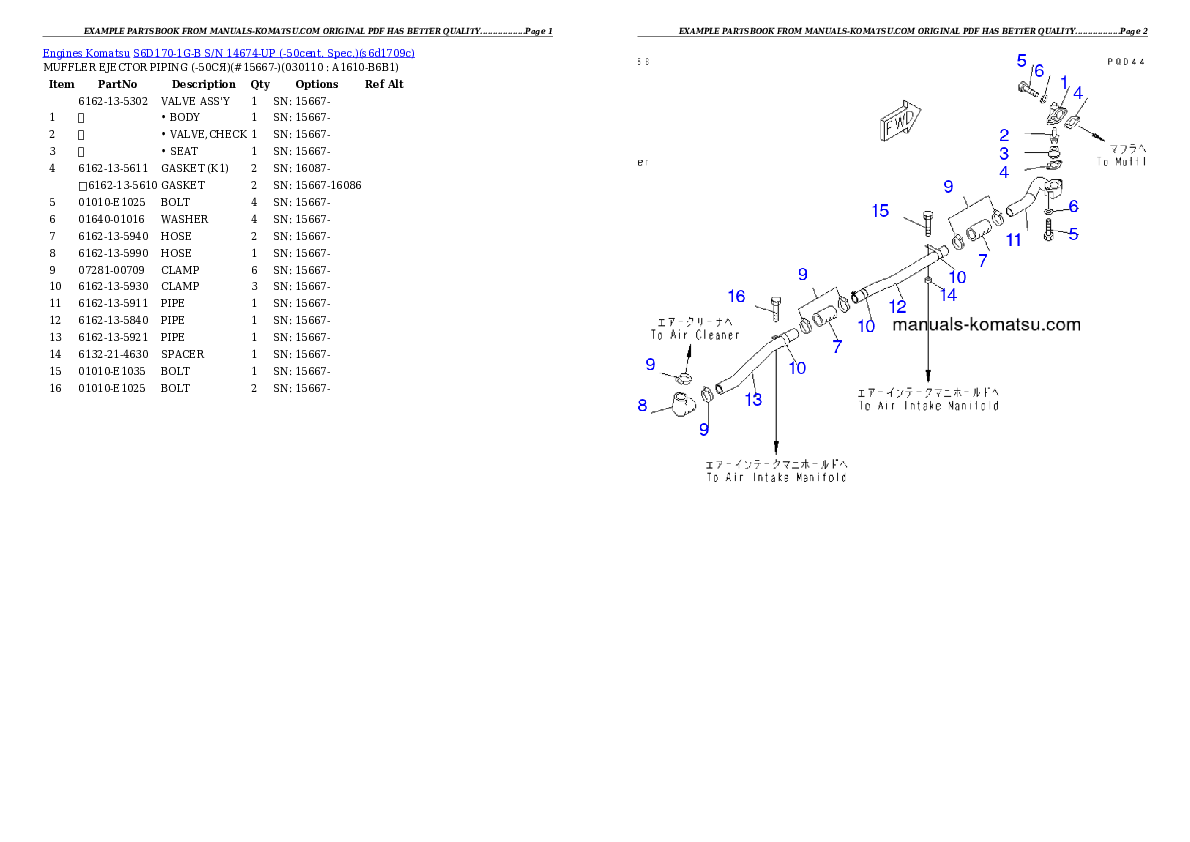 Protected: S6D170-1G-B S/N 14674-UP (-50cent. Spec.) Partsbook