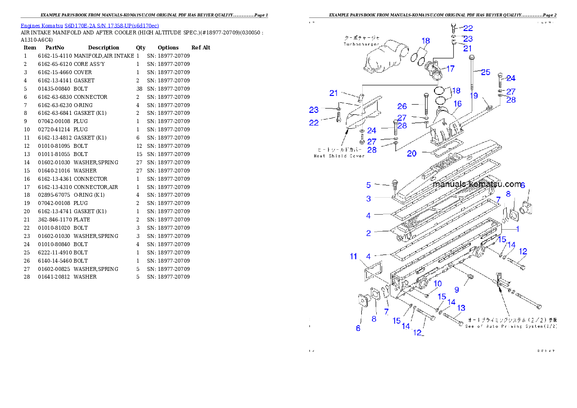 Protected: S6D170E-2A S/N 17358-UP Partsbook