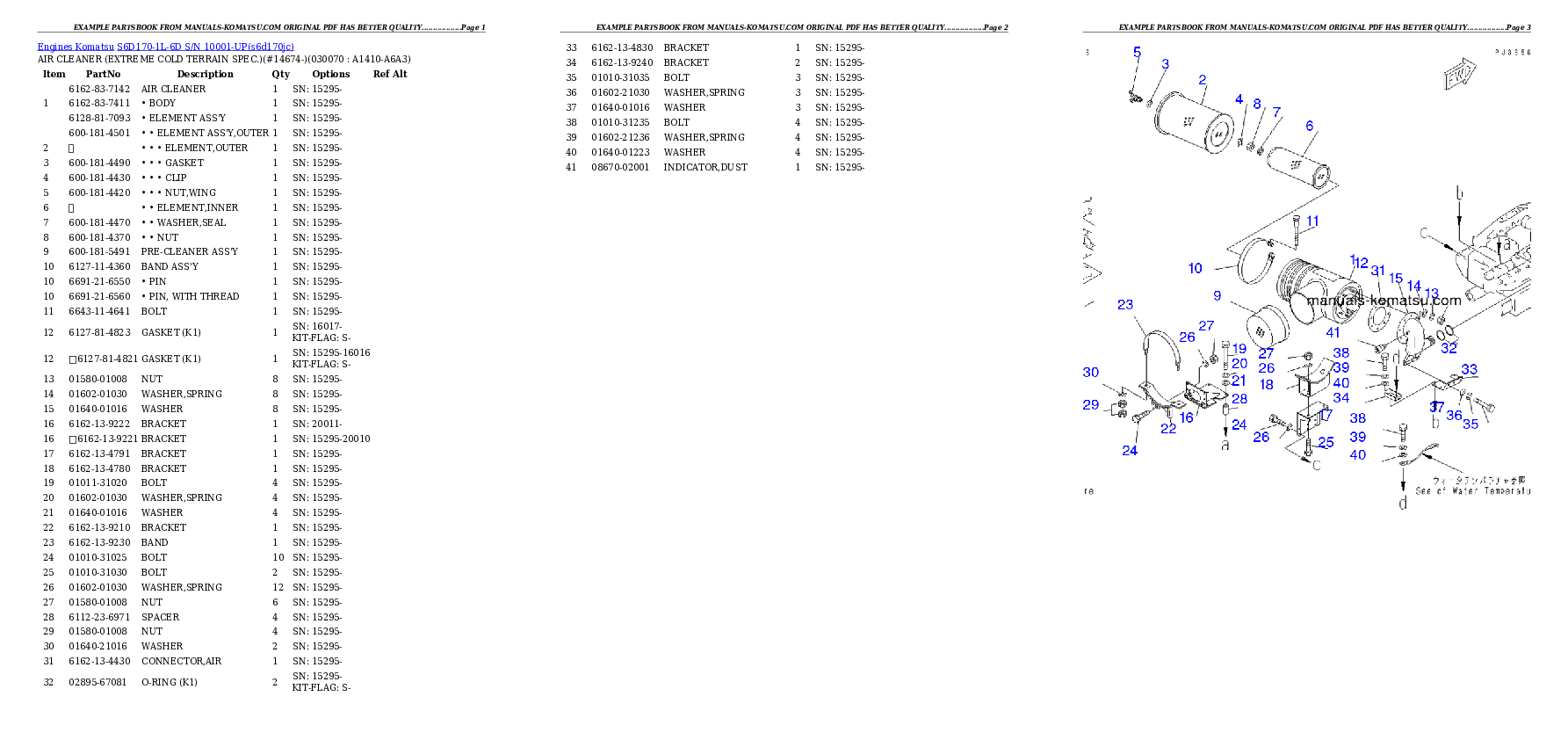 Protected: S6D170-1L-6D S/N 10001-UP Partsbook