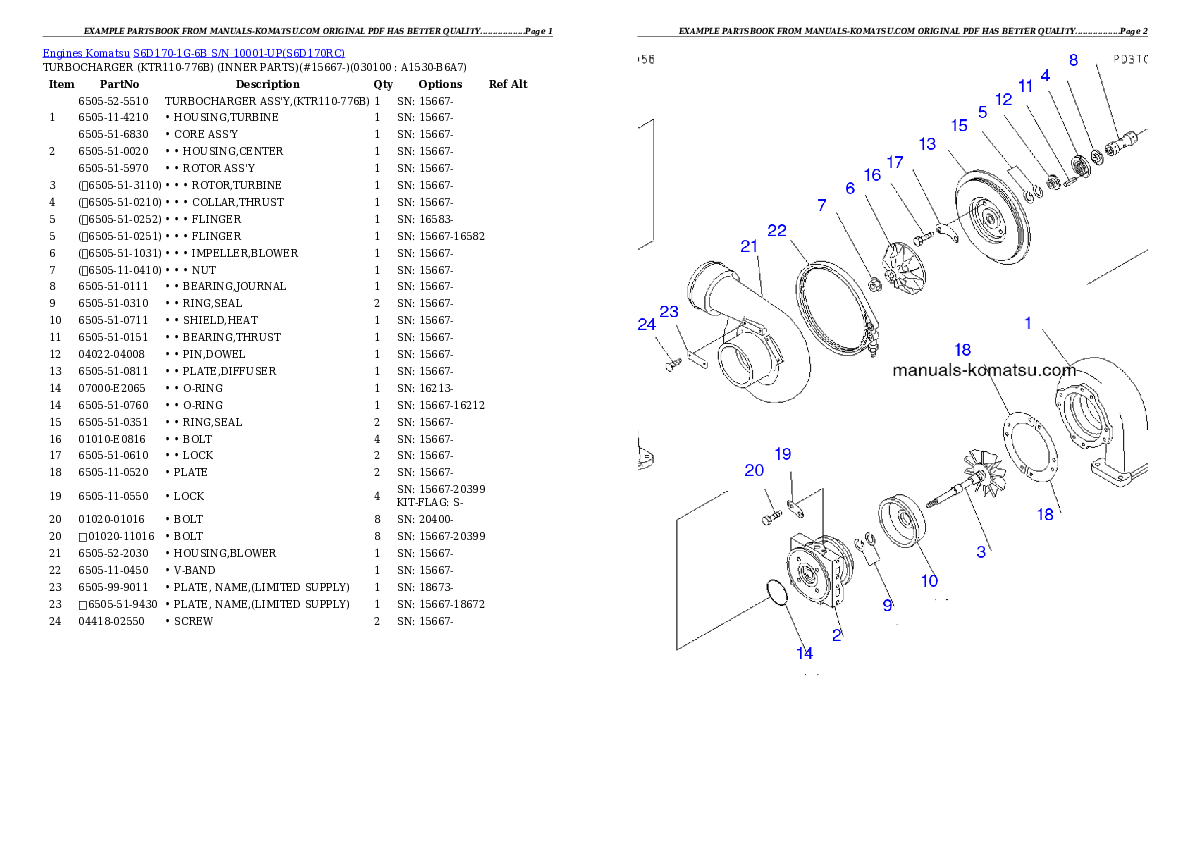 Protected: S6D170-1G-6B S/N 10001-UP Partsbook