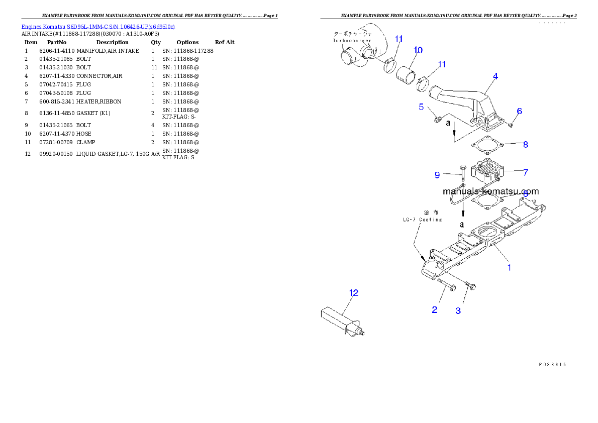 Protected: S6D95L-1MM-C S/N 106426-UP Partsbook