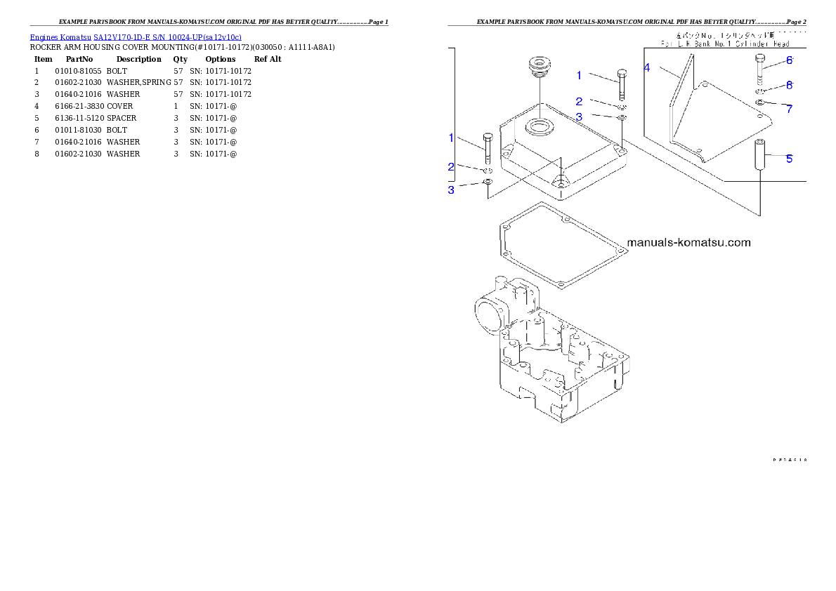 Protected: SA12V170-1D-E S/N 10024-UP Partsbook