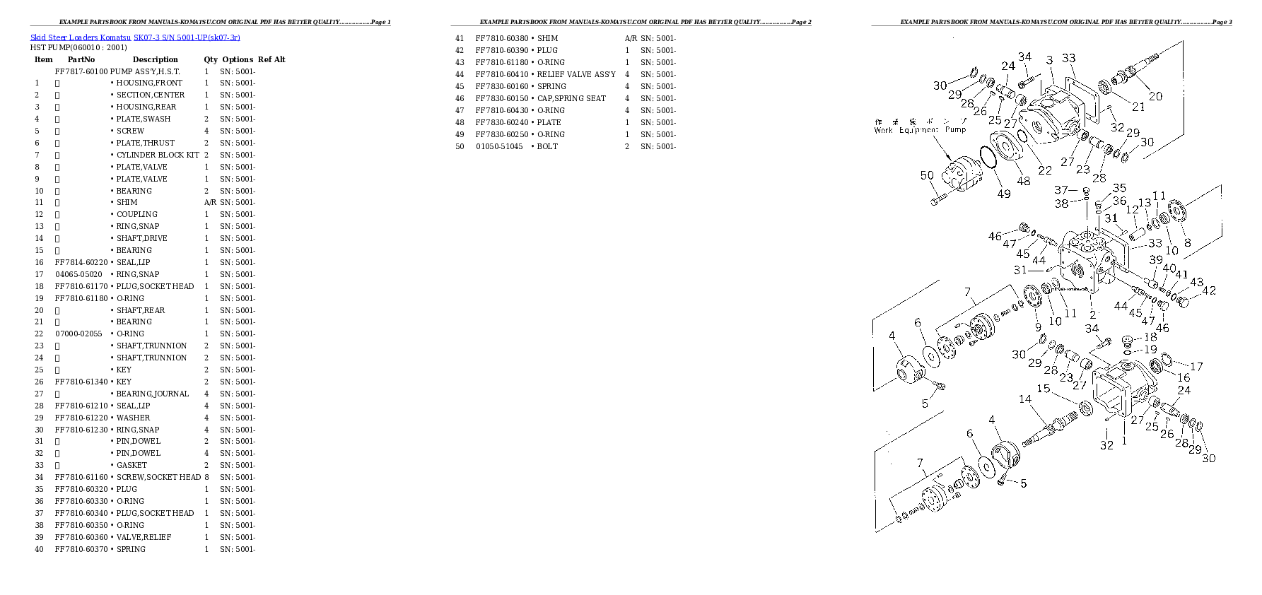 Protected: SK07-3 S/N 5001-UP Partsbook