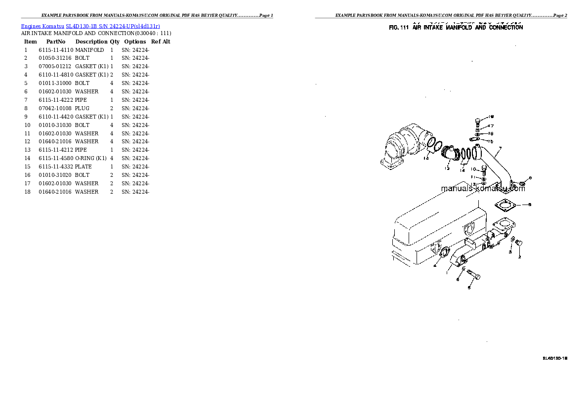 Protected: SL4D130-1B S/N 24224-UP Partsbook