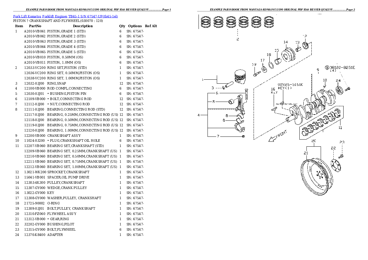 Protected: TB45-1 S/N 67547-UP Partsbook