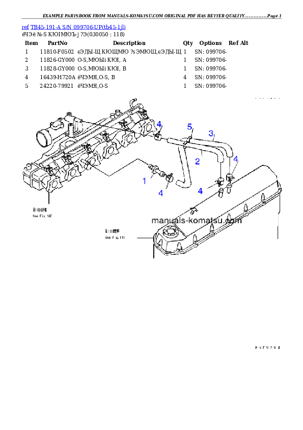 Protected: TB45-191-A S/N 099706-UP Partsbook