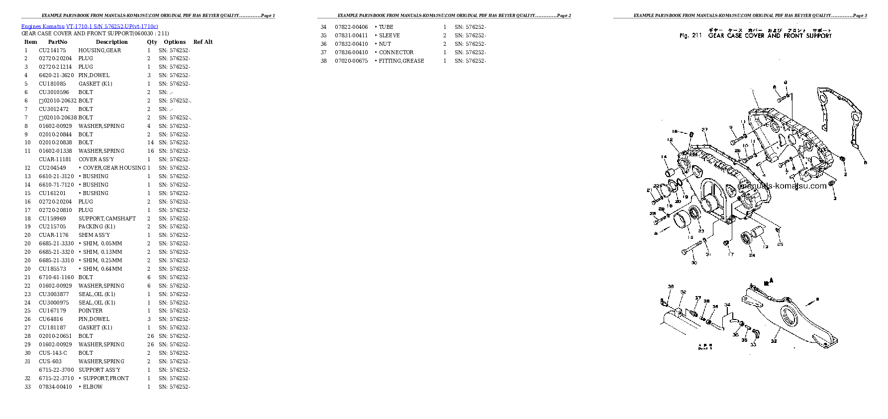 Protected: VT-1710-1 S/N 576252-UP Partsbook