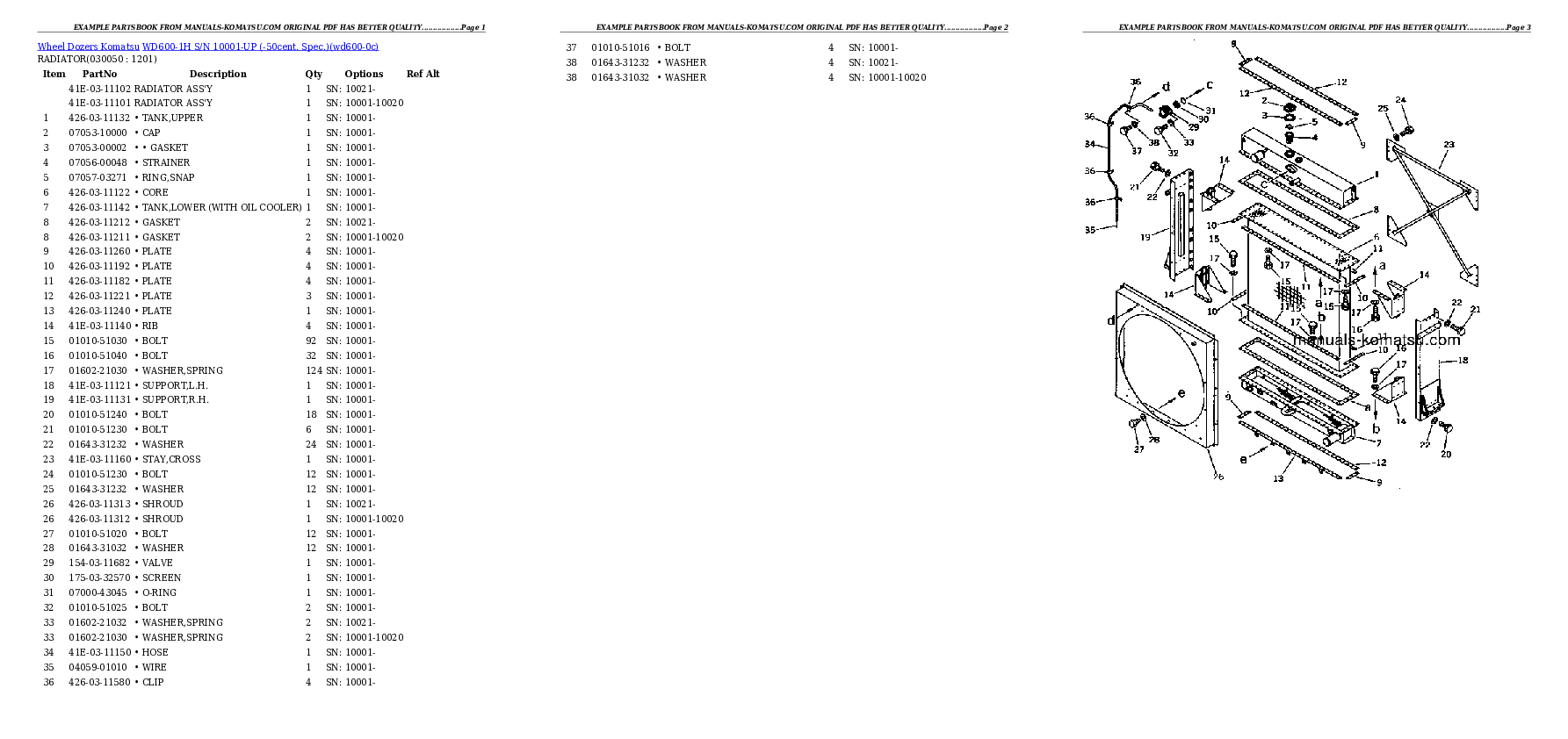 Protected: WD600-1H S/N 10001-UP (-50cent. Spec.) Partsbook