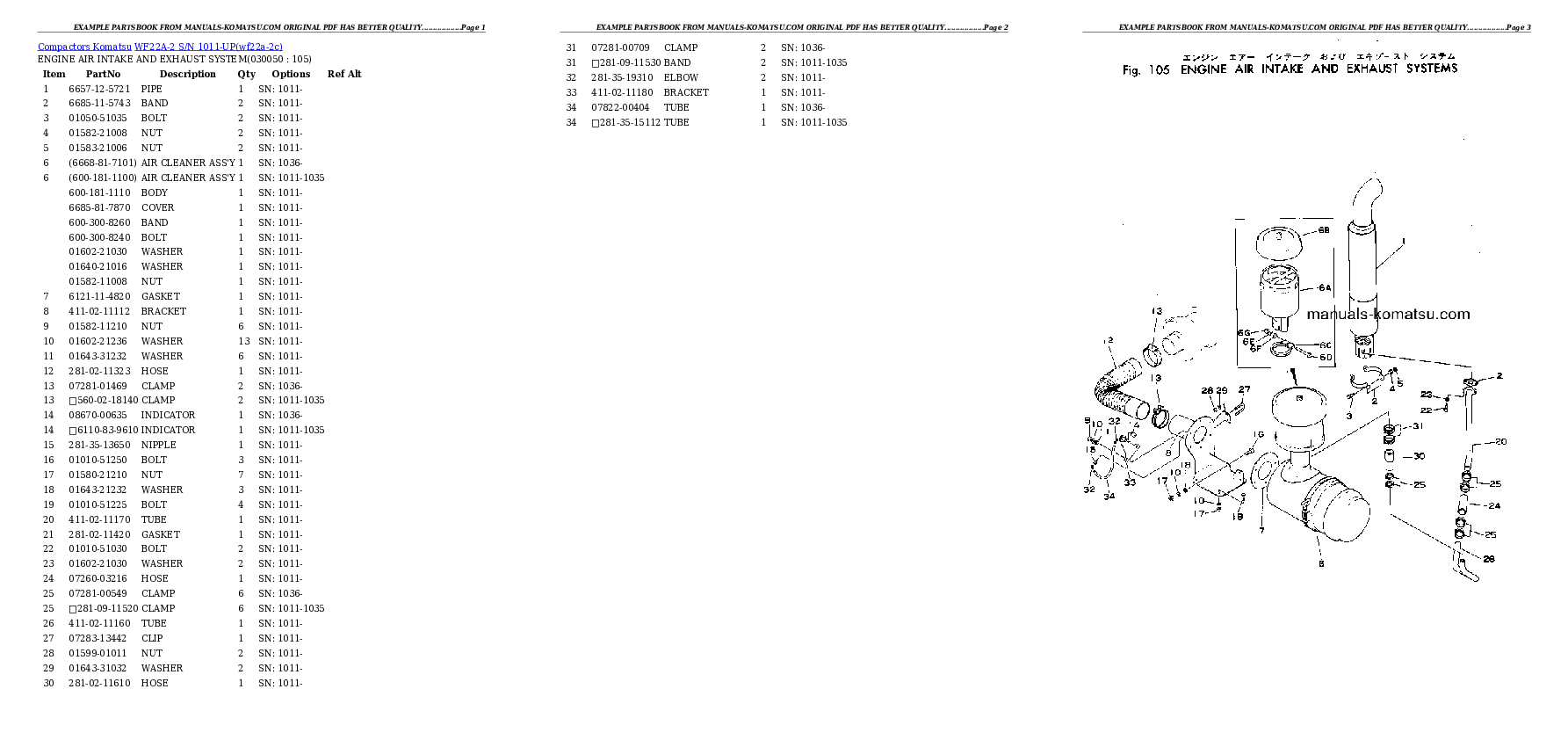 Protected: WF22A-2 S/N 1011-UP Partsbook