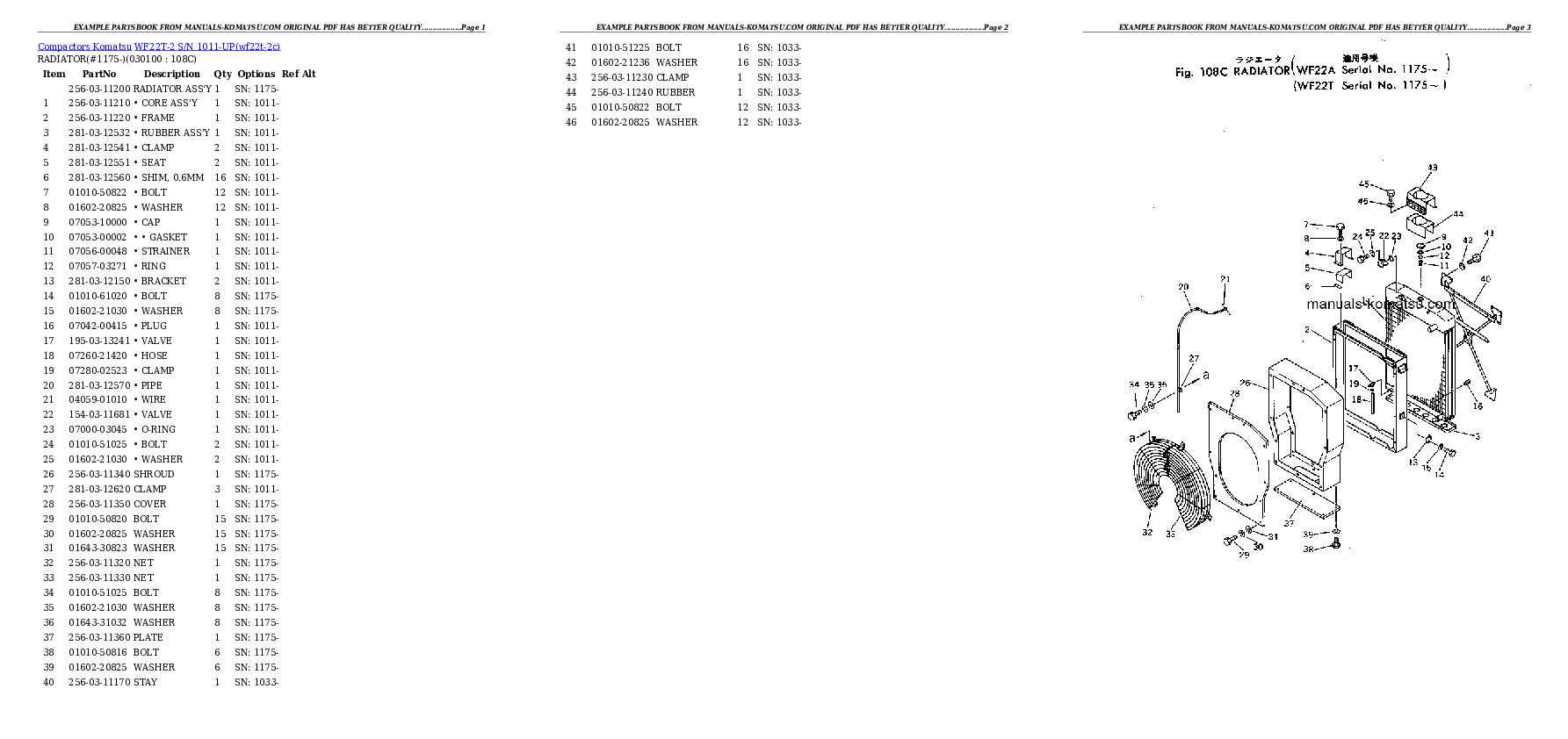 Protected: WF22T-2 S/N 1011-UP Partsbook