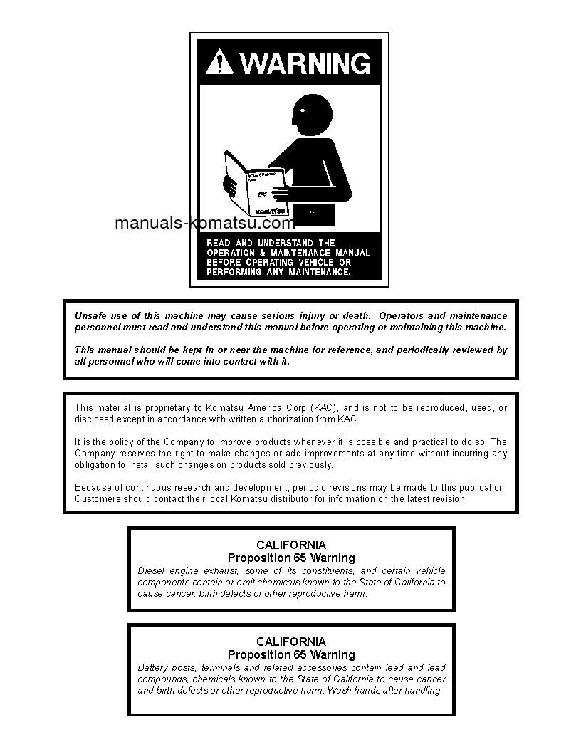 Protected: 730E(USA) S/N A30312-UP Operation manual (English)