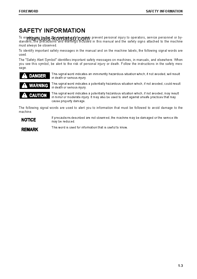 Protected: WA500-8(USA) S/N A96001-UP Operation manual (English)