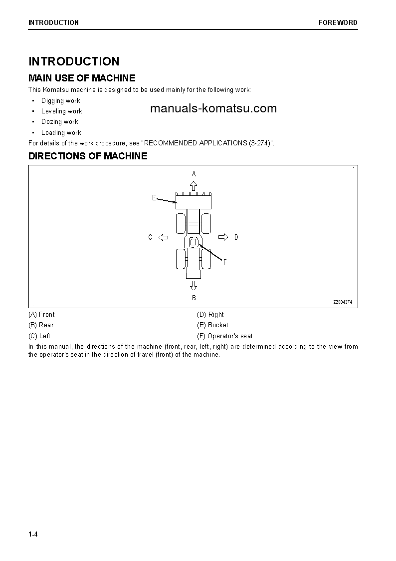 Protected: WA500-8(USA) S/N A96001-UP Operation manual (English)