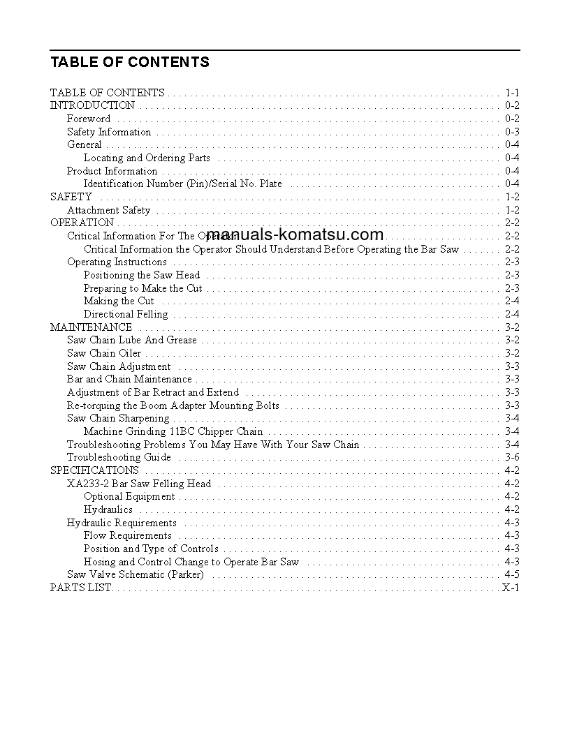 Protected: XA233-2(USA) S/N A4001-UP Operation manual (English)