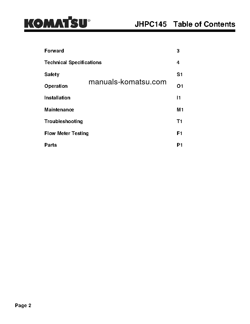 Protected: JHPC145(USA) S/N ALL Operation manual (English)