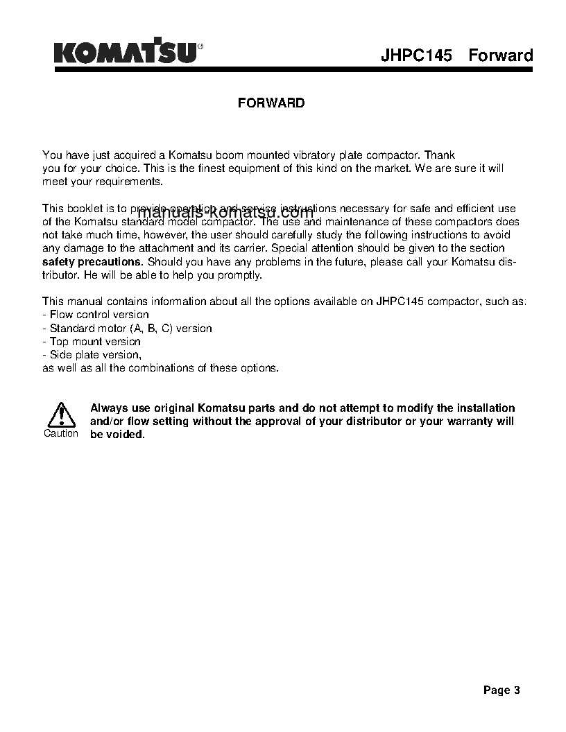 Protected: JHPC145(USA) S/N ALL Operation manual (English)