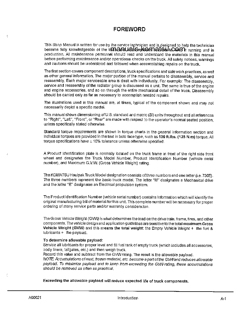 Protected: 730E(USA)-WITH TROLLEY S/N 32639-32641 Shop (repair) manual (English)