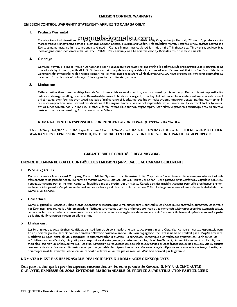 Protected: 630E(USA) S/N AFE46-U-UP Operation manual (English)