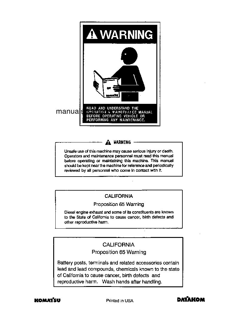 Protected: 730E(USA) S/N A30123-A30180 Operation manual (English)