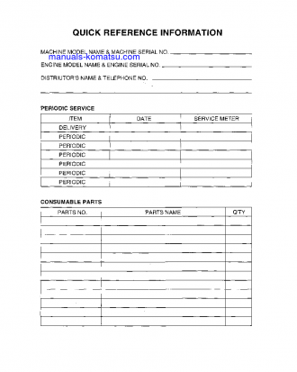 PC95-1(ITA) S/N R00007-R01616 Operation manual (English)