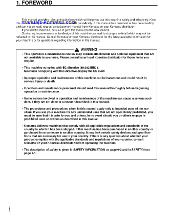 PC450LC-6(GBR)-K S/N 12144-UP Operation manual (English)