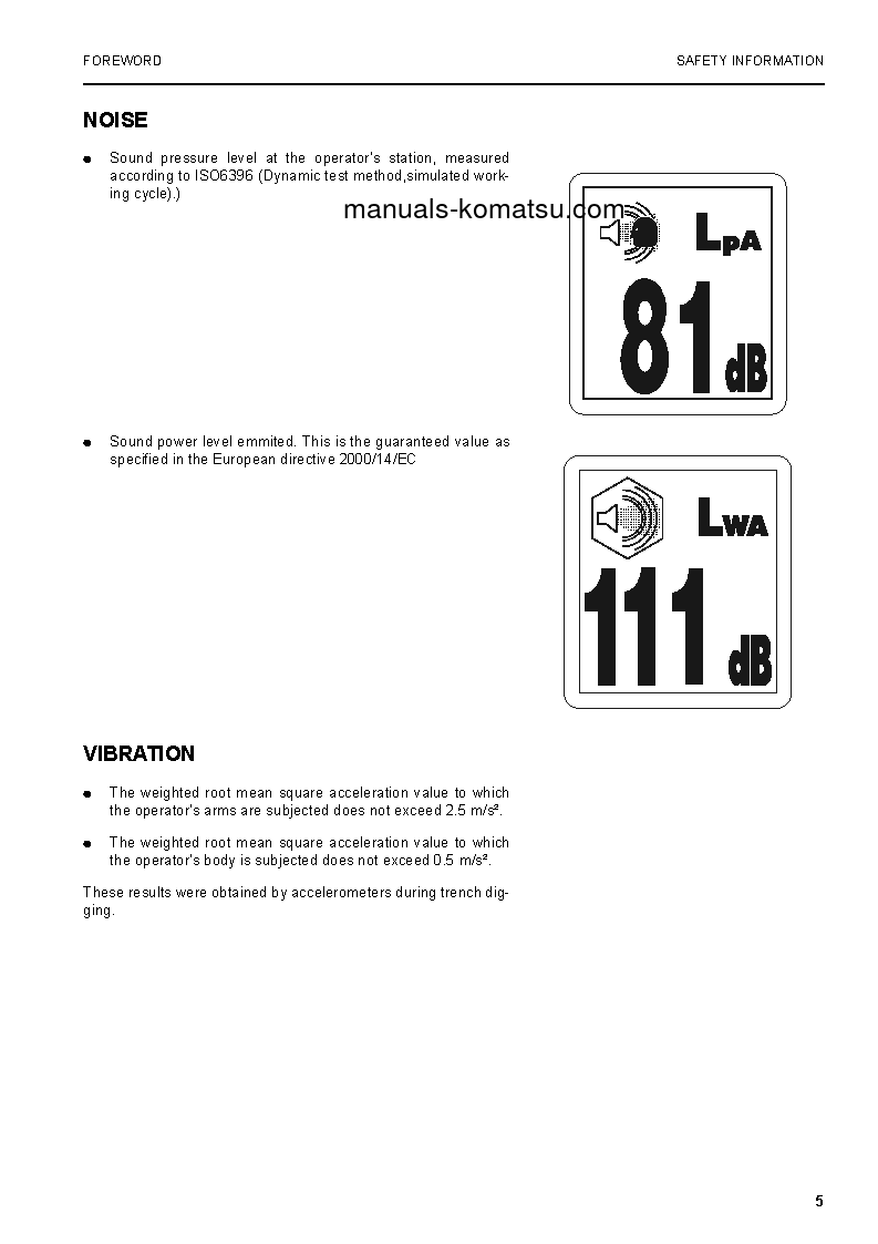 Protected: PC750LC-6(GBR)-1 S/N K32001-UP Operation manual (English)
