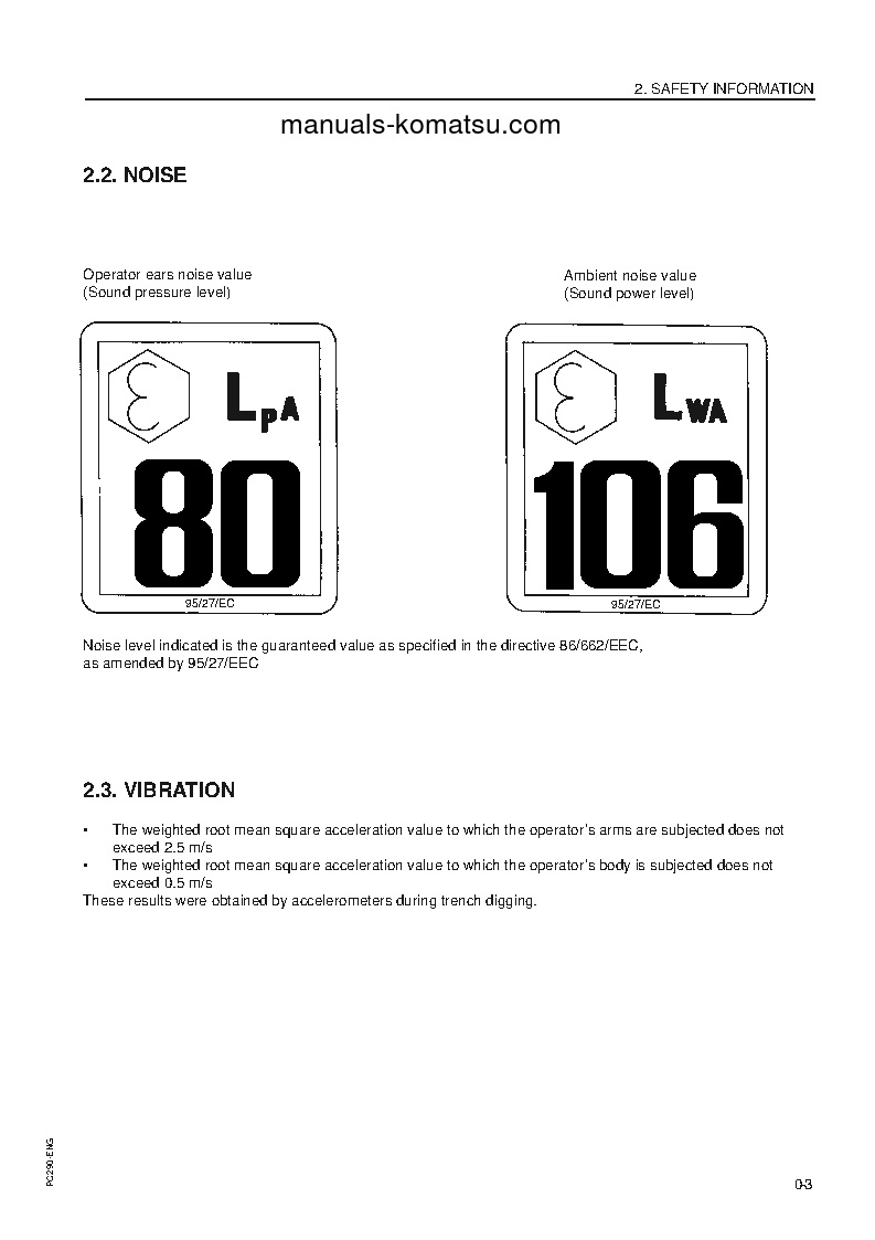 Protected: PC290LC-6(GBR)-K S/N K30001-K34000 Operation manual (English)