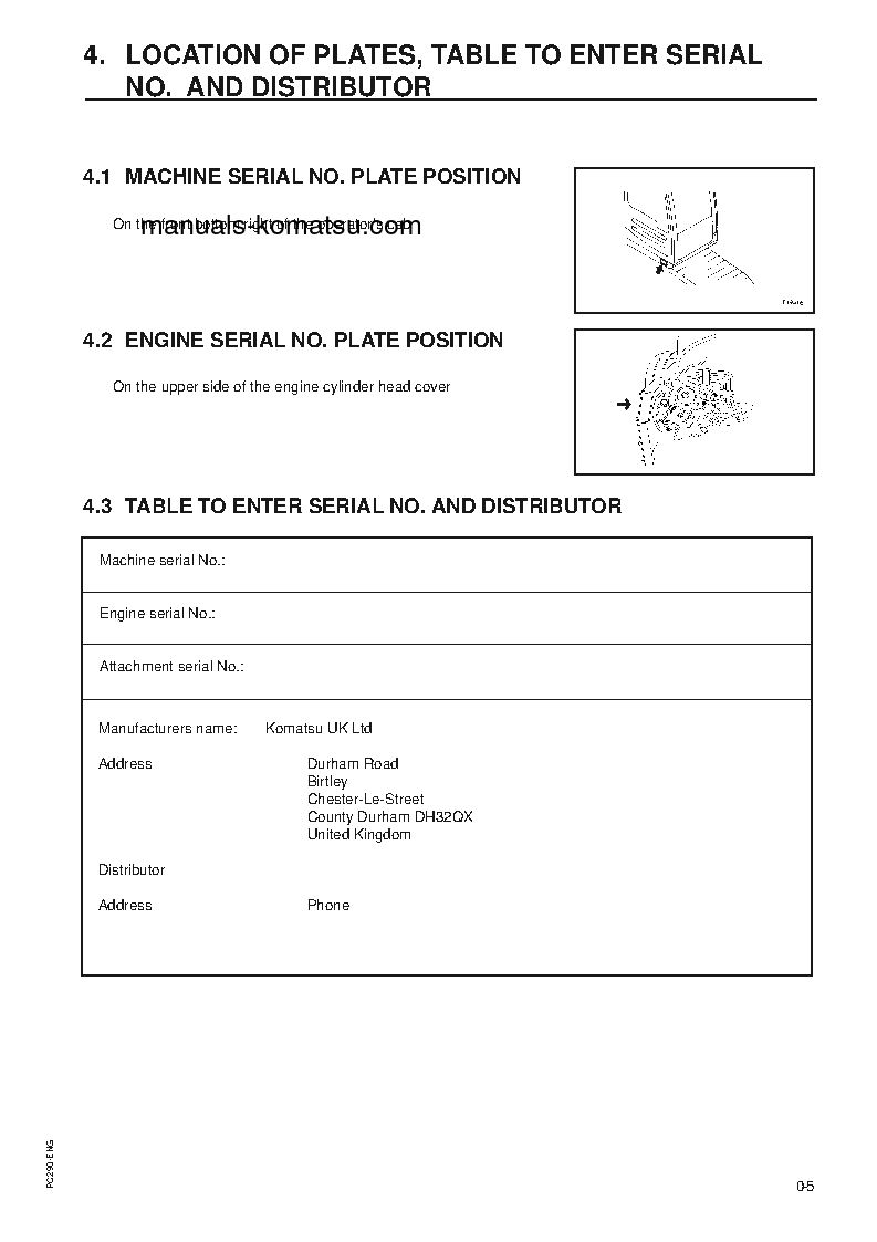 Protected: PC290LC-6(GBR)-K S/N K30001-K34000 Operation manual (English)