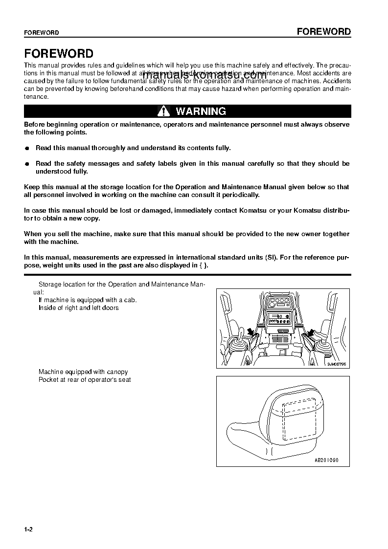 Protected: D41P-6(BRA)-BB S/N B40865-UP Operation manual (English)