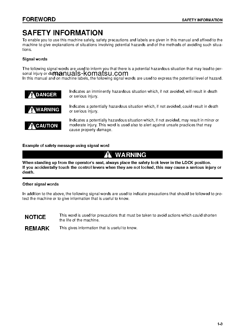 Protected: D41P-6(BRA)-BB S/N B40865-UP Operation manual (English)
