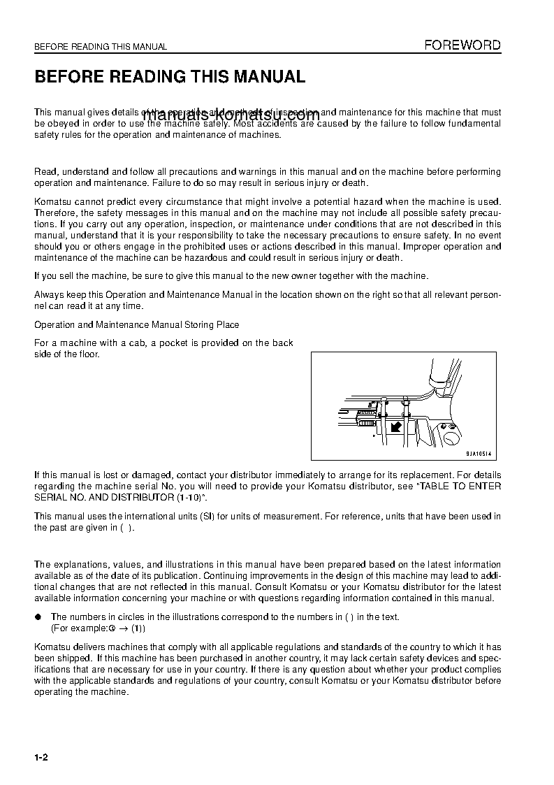 Protected: D65WX-16(JPN) S/N 80159-UP Operation manual (English)