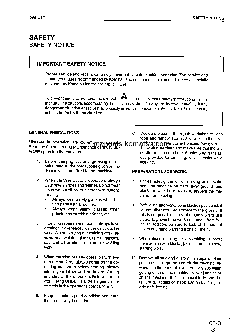 Protected: PC450LC-6(GBR)-K S/N K30001-K32000 Shop (repair) manual (English)