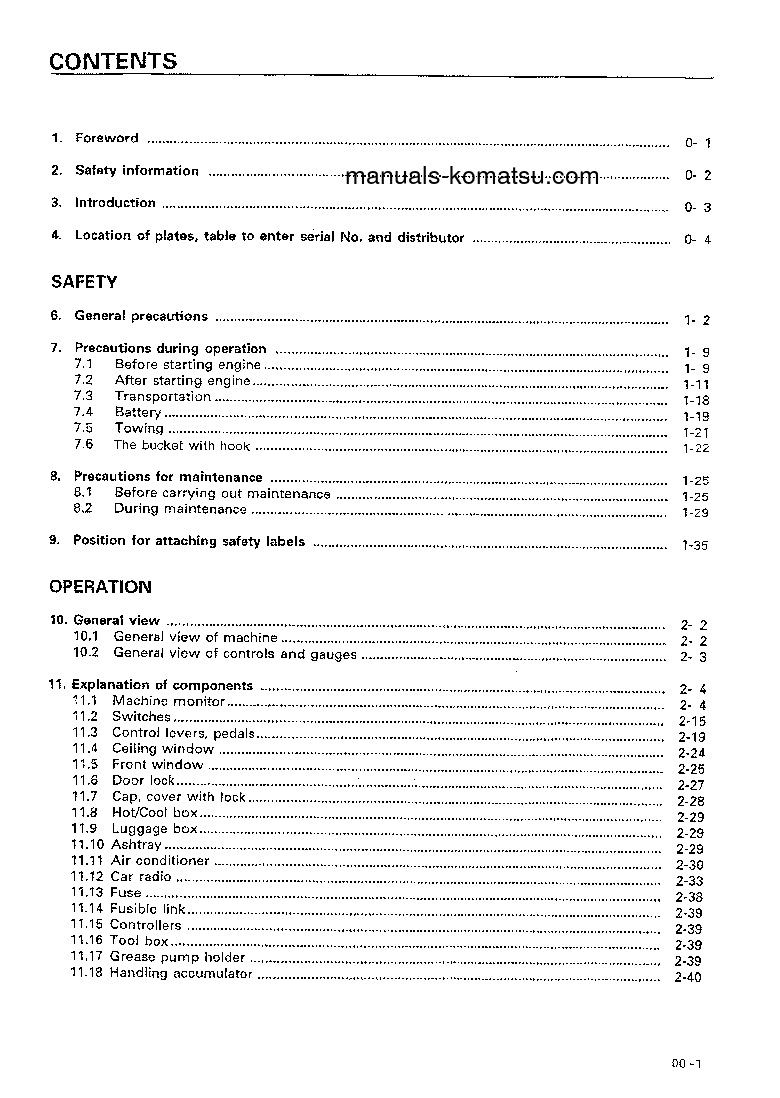 Protected: PC220-6(CHN)-A S/N DB80001-UP Operation manual (English)