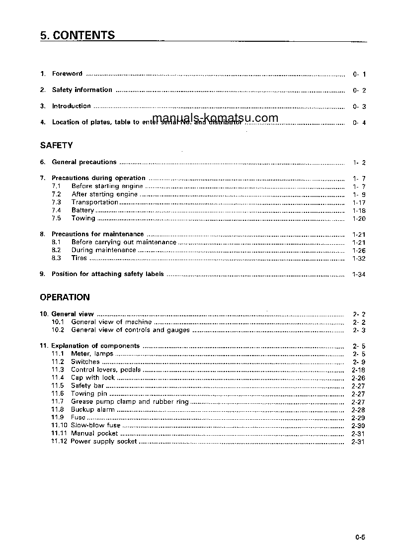 Protected: WA120-3(JPN)-3-SPEED T/MISSION S/N 53024-UP Operation manual (English)