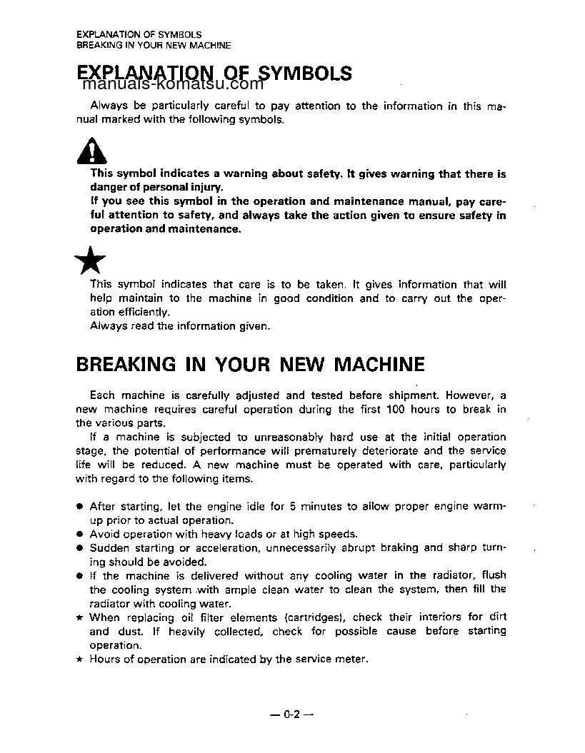 Protected: D275A-2(JPN) S/N 10001-10126 Operation manual (English)