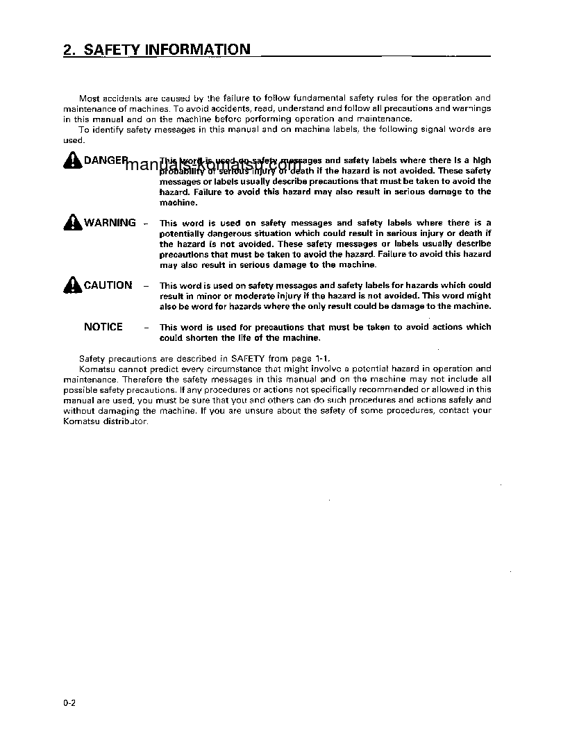 Protected: D275A-2(JPN) S/N 10127-10301 Operation manual (English)