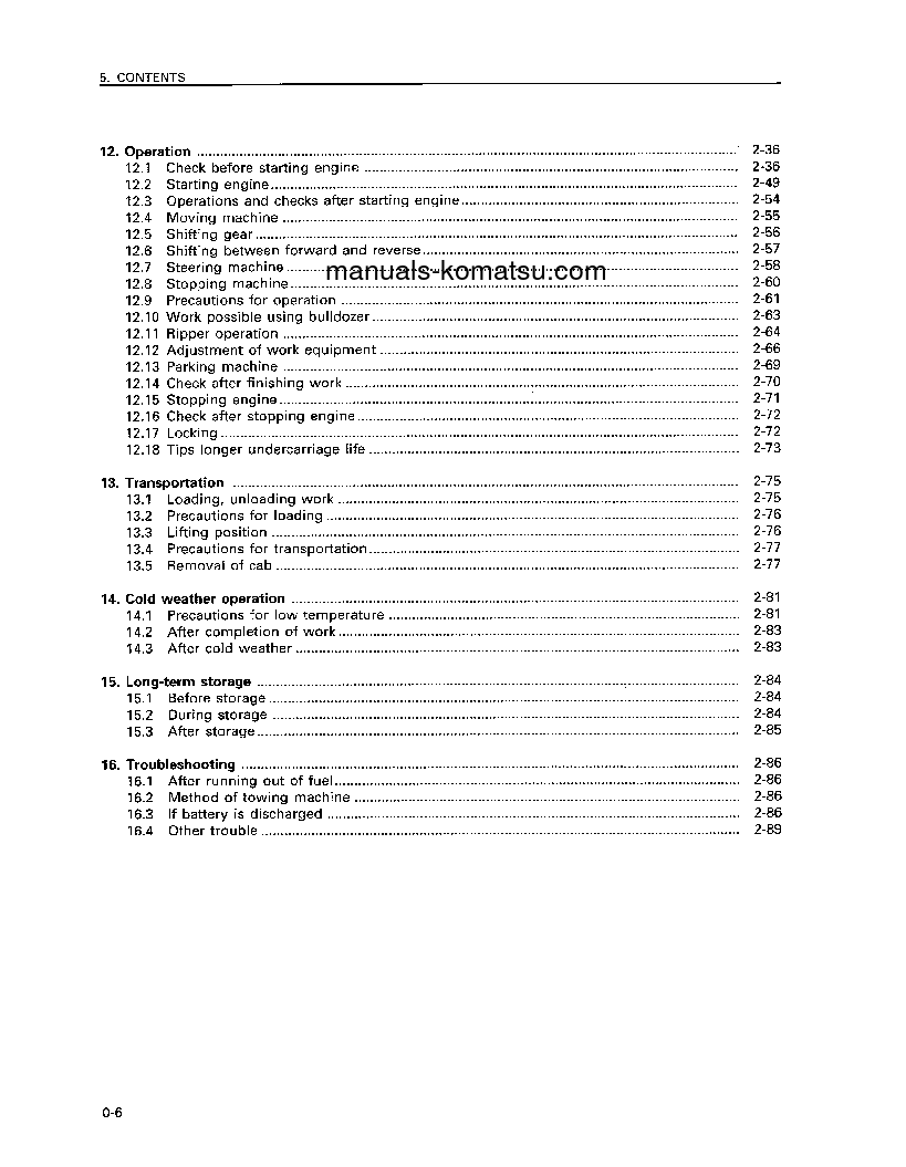 Protected: D275A-2(JPN) S/N 10127-10301 Operation manual (English)