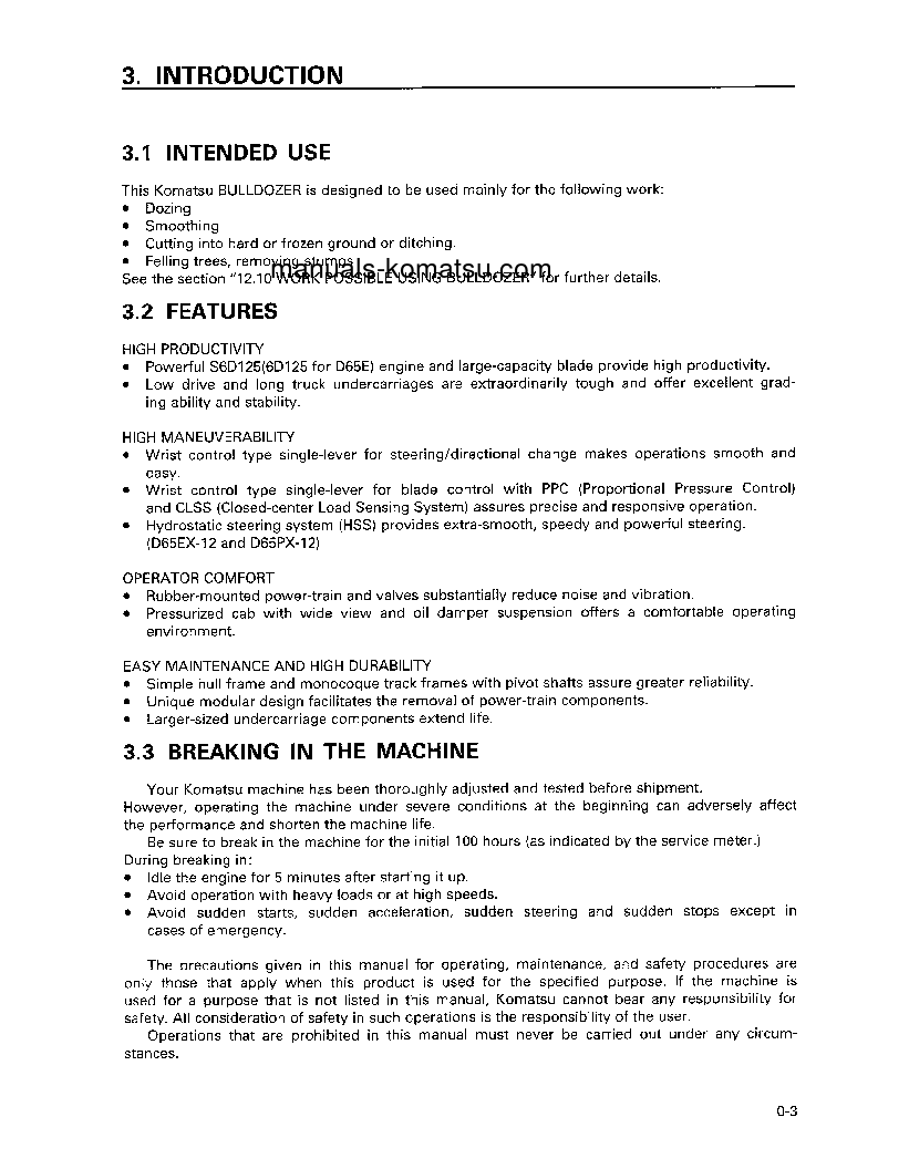 Protected: D65EX-12(JPN) S/N 60001-60941 Operation manual (English)