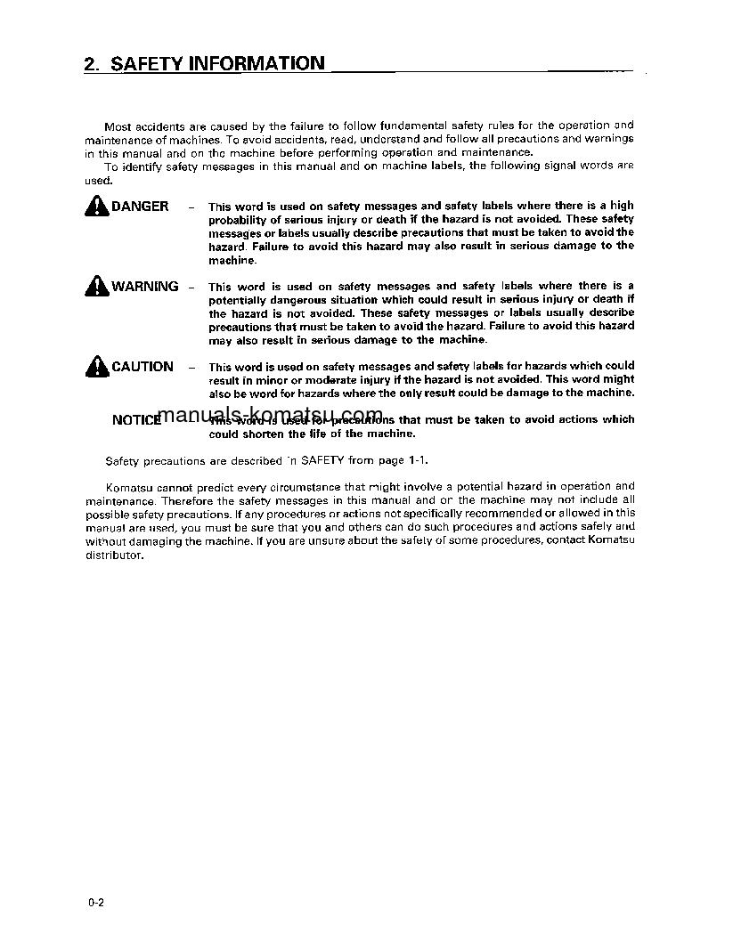 Protected: PC220-6(JPN) S/N 50001-53561 Operation manual (English)