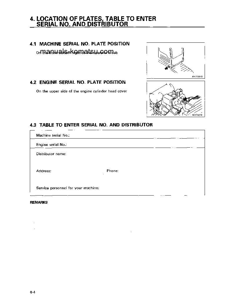 Protected: PC220-6(JPN) S/N 52852-53525 Operation manual (English)